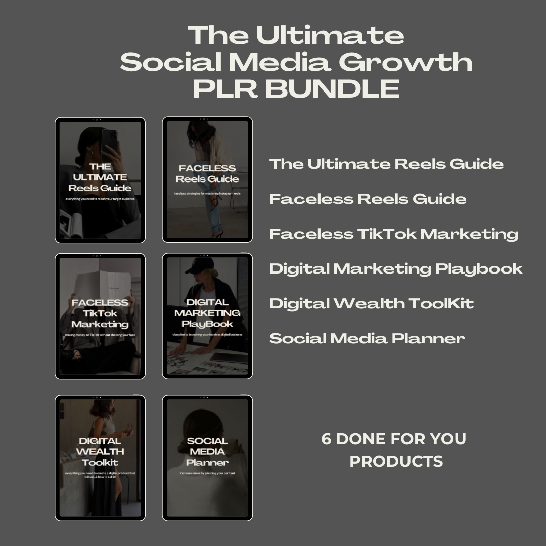 Social Media Growth PLR Bundle