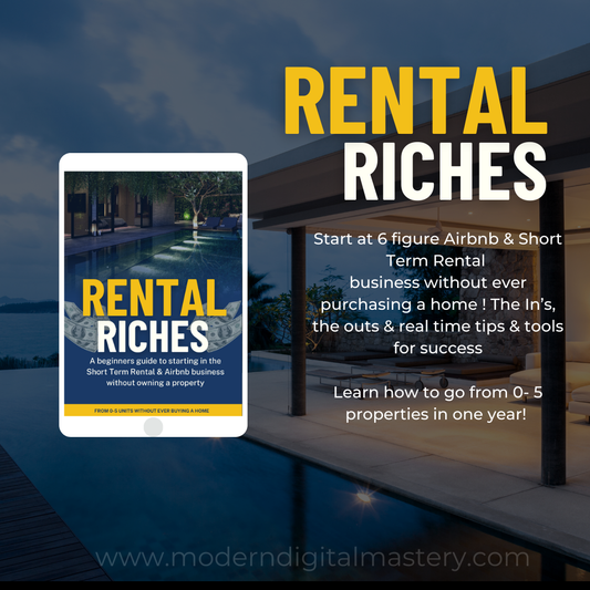 Rental Riches: Airbnb & STR 101 E-book